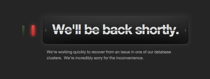 We apologize for the inconvenience Image