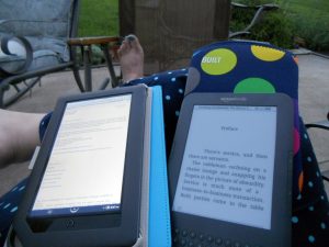 Person reading a book, symbolizing knowledge or relaxation