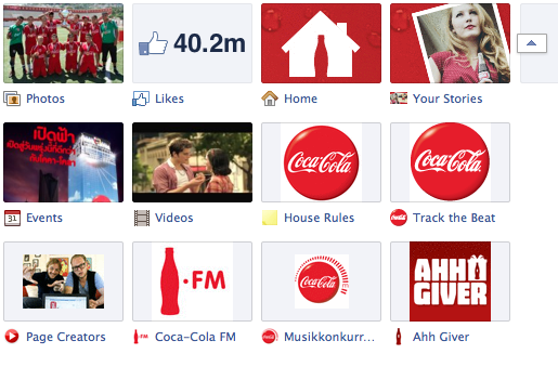 Facebook Timeline Cover Idea Coca-Cola Image