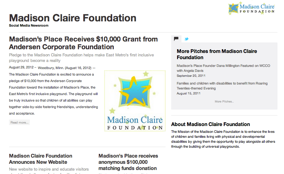 pitch engine newsroom Madison's Place Featured on MPR News