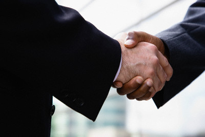 Businessmen Shaking Hands