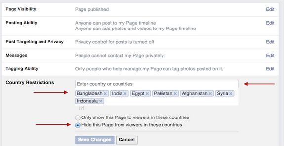facebook block countries