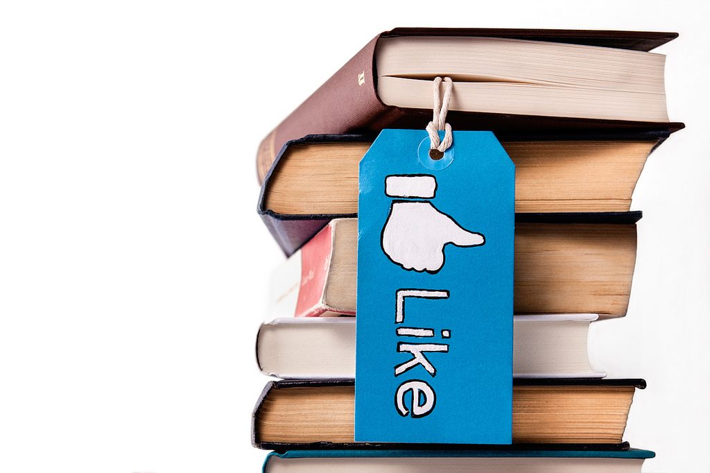 A close-up of a social media like button being clicked