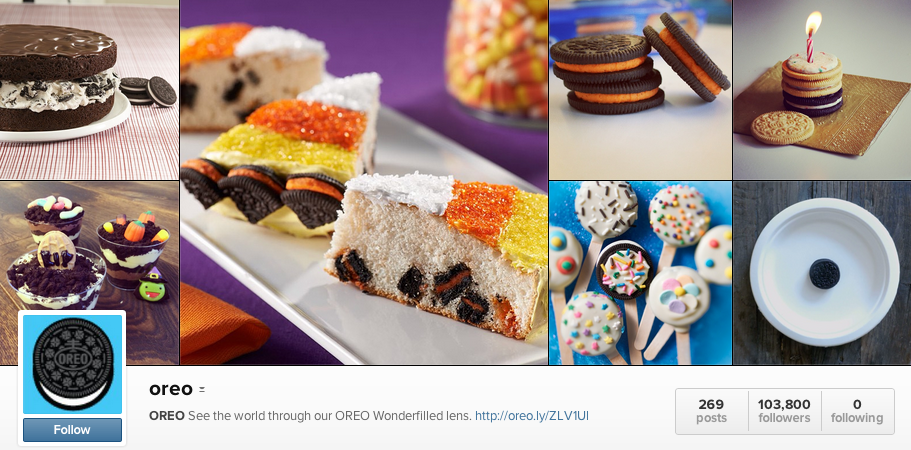 oreo social media
