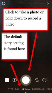 Instagram Stories Normal