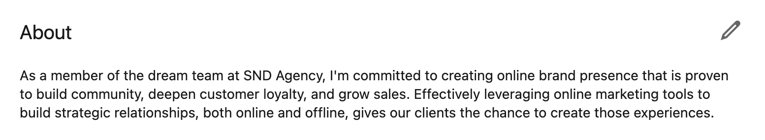 SND_Blog_Professional LinkedIn Profile_About Section